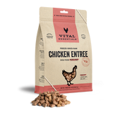 Vital Essentials Freeze-Dried Raw Entree Dog Food Mini Nibs Chicken 14oz by Pet Food Warehouse