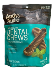 Andy and Audie Dental Chews Large 12oz by Pet Food Warehouse