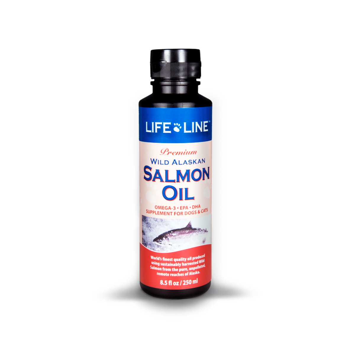 Life Line Wild Alaskan Salmon Oil 8.5oz by Pet Food Warehouse