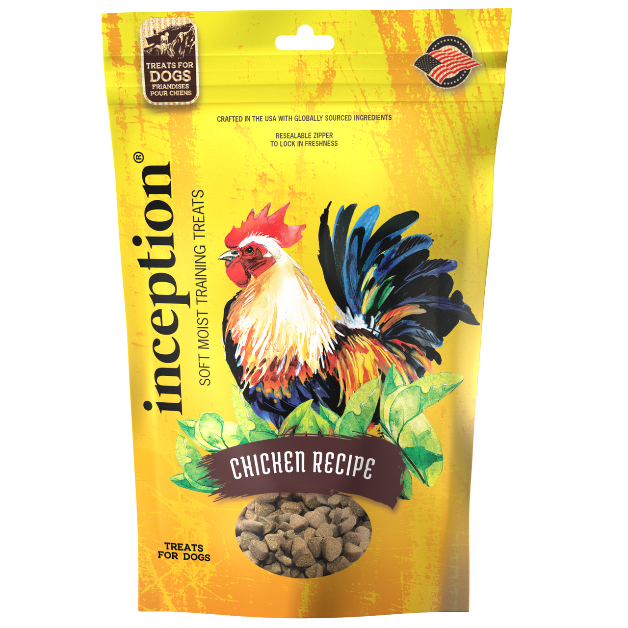 Inception Soft Moist Dog Treats Chicken 4oz by Pet Food Warehouse