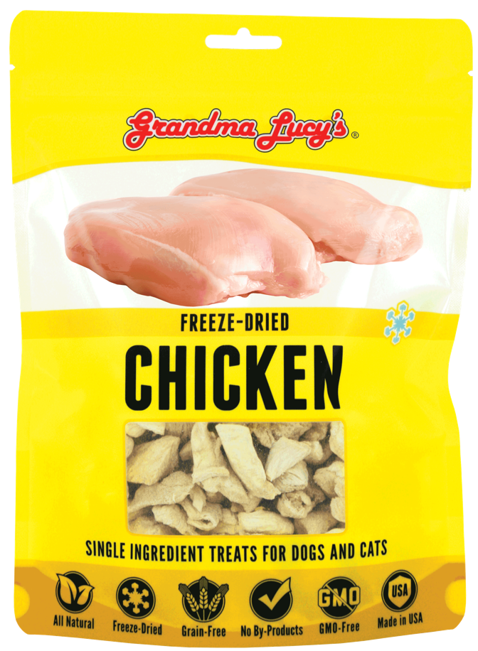 Grandma Lucy's Singles Chicken Dog Treat 3.5oz by Pet Food Warehouse