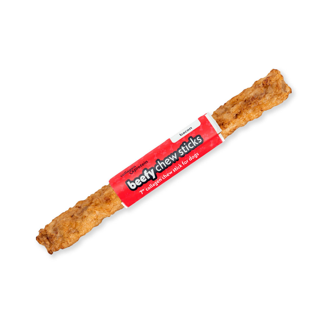 Frankly Collagen Beefy Stick Bacon 7" by Pet Food Warehouse
