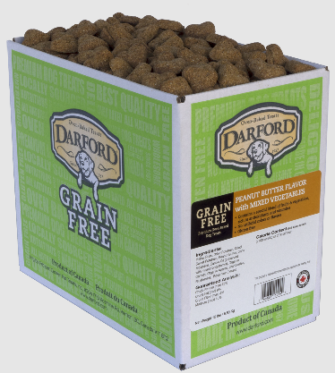 Darford Mini Peanut Butter w/Vegetables Dog Treat 15lb by Pet Food Warehouse