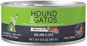 Hound & Gatos Lamb & Liver Cat Canned 5.5oz by Pet Food Warehouse
