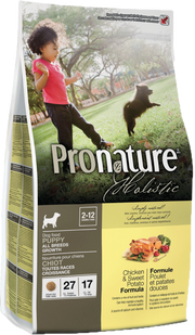 Pronature Holistic Dog Chicken & Sweet Potato Growth Dog Food 25lb by Pet Food Warehouse