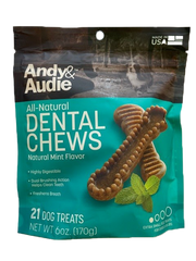 Andy and Audie Dental Chews Extra Small 6oz by Pet Food Warehouse