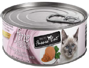 Fussie Cat Fine Dining Mousse Mackerel with Pumpkin Entrée 2.47oz by Pet Food Warehouse
