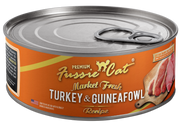Fussie Cat Market Fresh Turkey Guinefowl Can Cat Food 5.5oz by Pet Food Warehouse