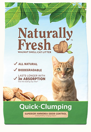 Naturally Fresh Walnut Quick Clumping Litter 14lb by Pet Food Warehouse