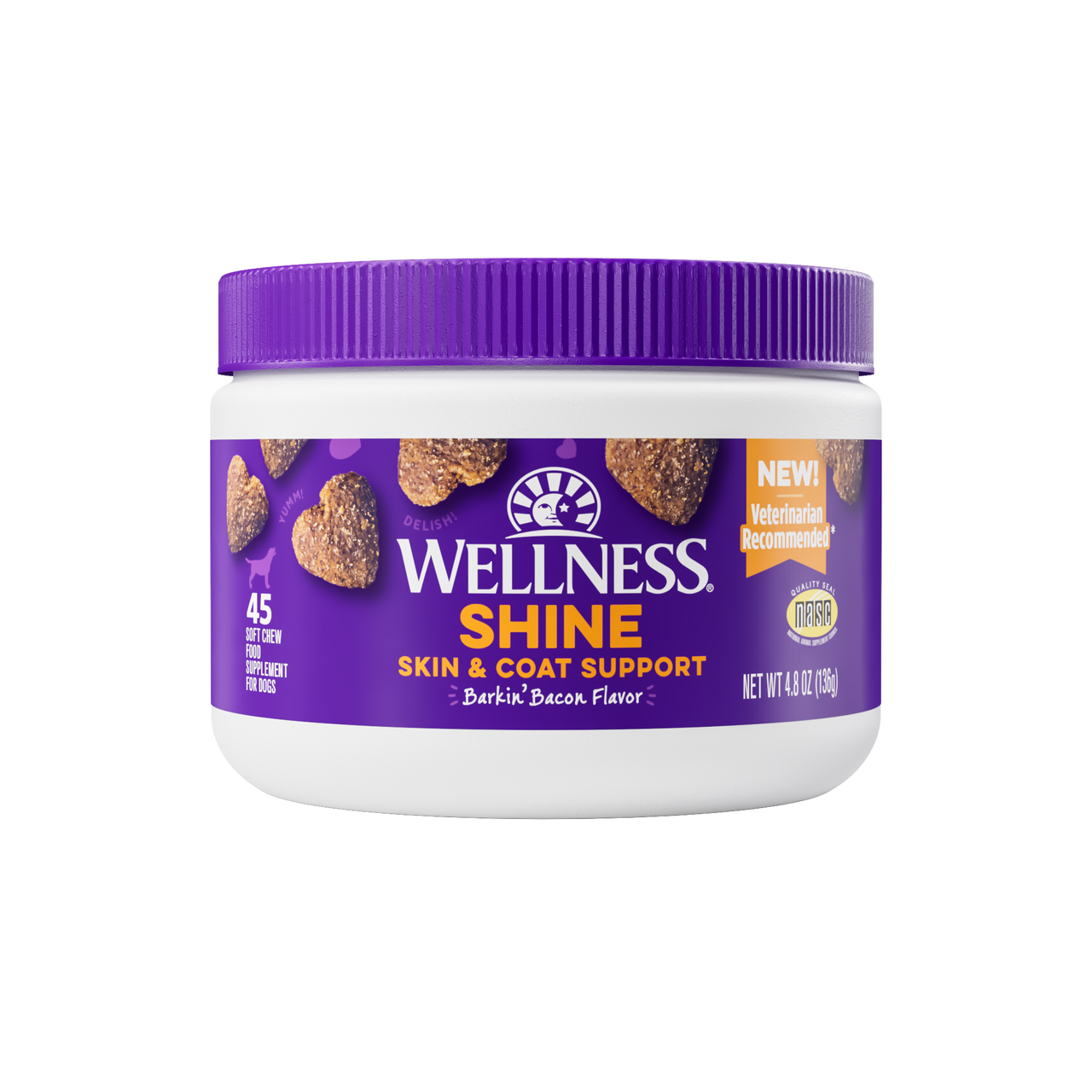 Wellness Supplement Skin & Coat 45 count by Pet Food Warehouse
