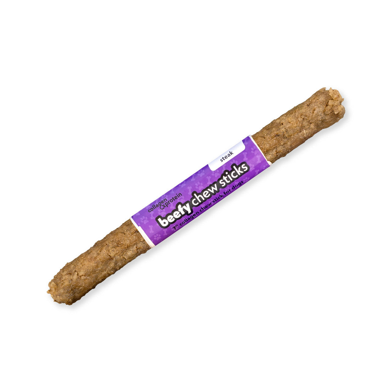 Frankly Collagen Beefy Stick Steak 7" by Pet Food Warehouse