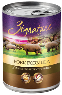 Zignature Pork Dog Food Canned 13oz by Pet Food Warehouse