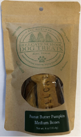 Bellcate School Dog Treats Peanut Butter & Pumpkin Bites Medium 4oz by Pet Food Warehouse