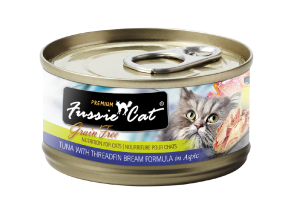 Fussie Cat Tuna with Threadfin Can Cat Food 2.82oz by Pet Food Warehouse