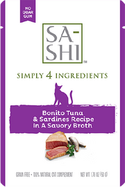 Sashi Tuna & Sardines Pouch Cat 1.76oz by Pet Food Warehouse