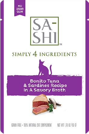 Sashi Tuna & Sardines Pouch Cat 1.76oz by Pet Food Warehouse