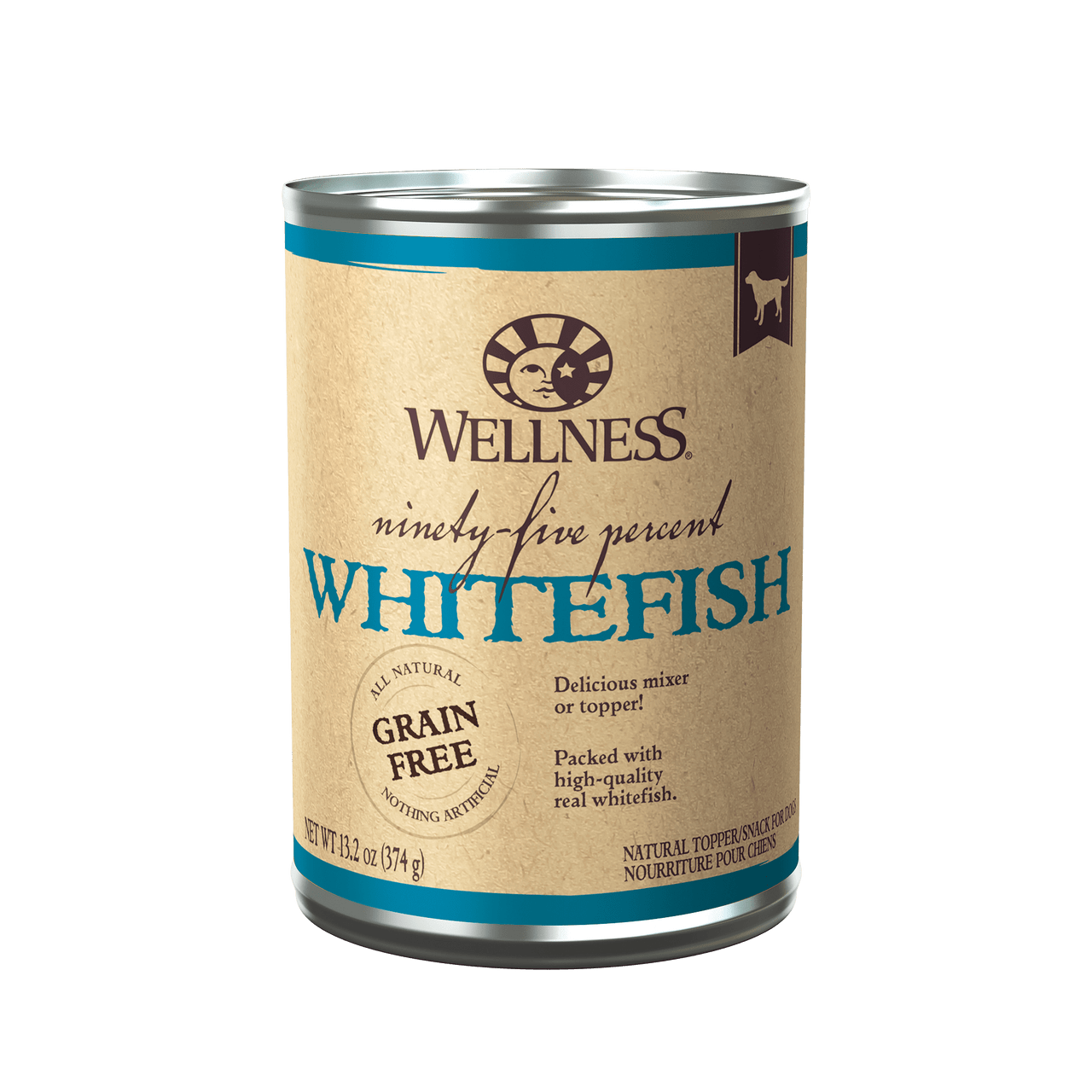 Wellness 95% Whitefish Dog Food 13.2oz by Pet Food Warehouse