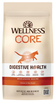 Wellness Core Digestive Health Chicken & Rice Cat 5lb by Pet Food Warehouse
