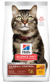 Hill's Science Diet Adult 7+ Hairball Control Chicken Recipe Dry Cat Food 7lb by Pet Food Warehouse