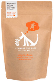 VT Dog Eats Ginger's Snaps Dog Treats 5oz by Pet Food Warehouse