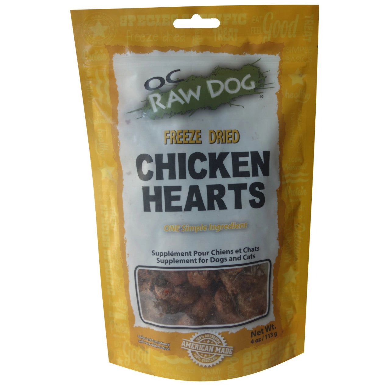 OC Raw Freeze Dried Chicken Nuggets Dog Treat 4oz by Pet Food Warehouse