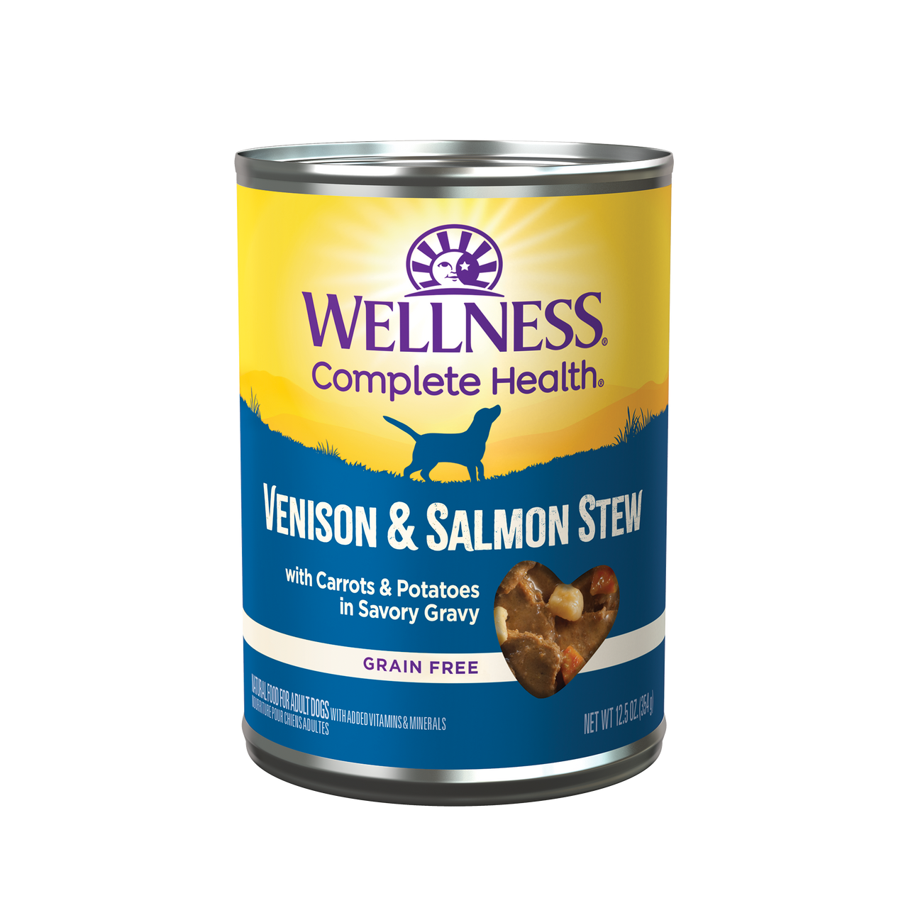 Wellness Stew Venison Salmon Dog Food 12.5oz by Pet Food Warehouse