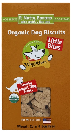 Wagatha's Little Bites Peanut Butter Banana Dog Treat 8oz by Pet Food Warehouse