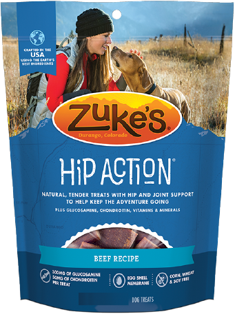 Zuke's Hip Action Beef Dog Treat 16oz by Pet Food Warehouse
