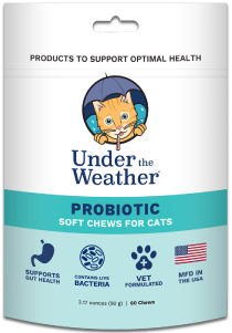 30 Count Under the Weather Probiotic Cat Chews by Pet Food Warehouse
