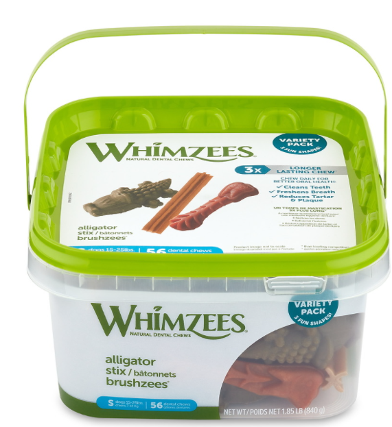 Whimzees 56 Pack Small Variety Box by Pet Food Warehouse