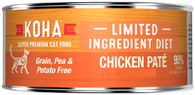 Koha Limited Ingredient Diet Chicken Pate Cat Food 3oz by Pet Food Warehouse