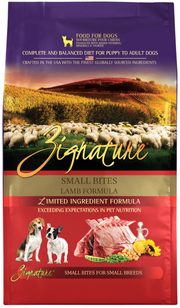 Zignature Lamb Small Bite Dog Food Dry 12.5lb by Pet Food Warehouse