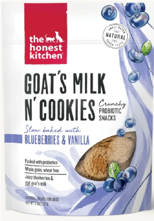 Honest Kitchen Goats Milk Cookies Blueberry 8oz by Pet Food Warehouse