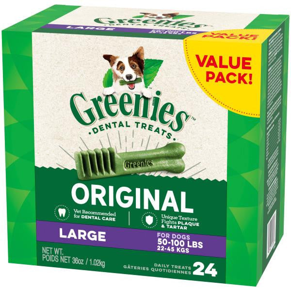 Greenies Large Tub 36oz 24 Count by Pet Food Warehouse