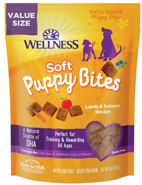Wellness Soft Bites Lamb & Salmon 8oz by Pet Food Warehouse