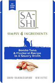 Sashi Tuna & Mackerel Pouch Cat 1.76oz by Pet Food Warehouse