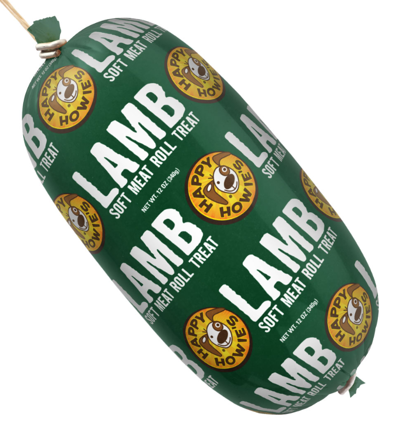 Happy Howies Roll Dog Treat Lamb 12oz by Pet Food Warehouse