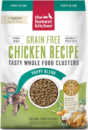 Honest Kitchen Whole Food Clusters Puppy Grain Free Chicken Dog Food 4# by Pet Food Warehouse
