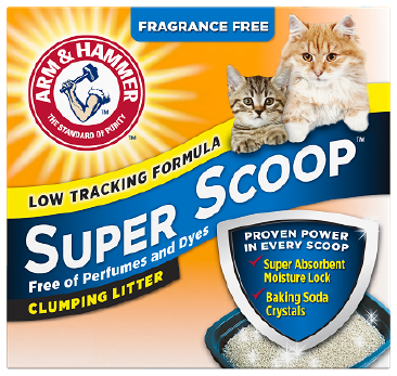 Arm & Hammer Super Scoop Clumping Unscented Cat Litter 40lb by Pet Food Warehouse