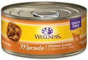 Wellness Morsels Chicken Entre Canned Cat Food 5.5oz by Pet Food Warehouse