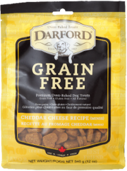 Darford Grain Free Cheddar Heart Dog Treat 12oz by Pet Food Warehouse