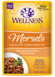 Wellness Healthy Indulgence Chicken Salmon Cat Food 3oz by Pet Food Warehouse
