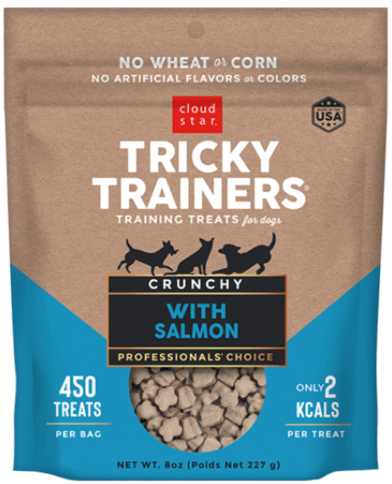 Cloud Star Crunchy Trainer Salmon Dog Treat 8oz by Pet Food Warehouse