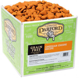 Darford Mini Grain Free Cheddar Heart Dog Treat 15lb by Pet Food Warehouse