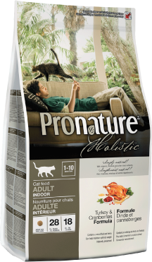 Pronature Holistic Cat Turkey & Cranberry Indoor Cat Food 12lb by Pet Food Warehouse
