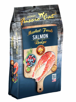 Fussie Cat Salmon Dry Cat Food 10lb by Pet Food Warehouse
