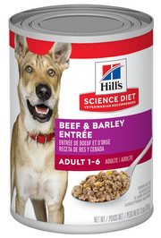 Hill's Science Diet Adult Beef & Barley Entre Canned Dog Food 13oz by Pet Food Warehouse