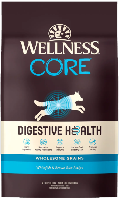Wellness CORE Digestive Health Whitefish Recipe 22lb by Pet Food Warehouse