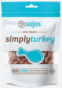 Sojo's Simply Turkey Dog Treats 4oz by Pet Food Warehouse