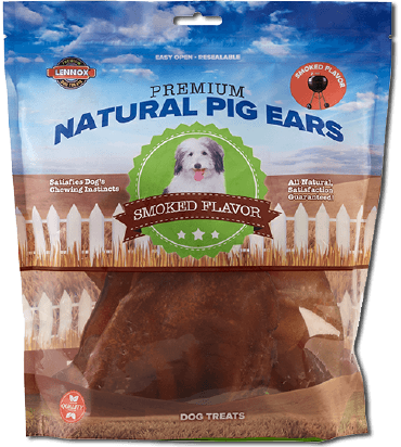 Lennox Natural Large Pig Ears 8 Pack by Pet Food Warehouse